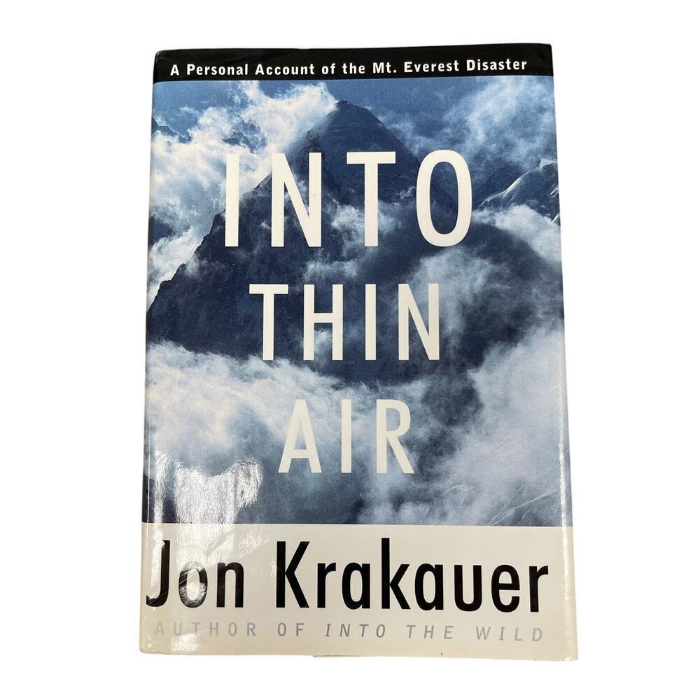 Into Thin Air by Jon Krakauer. BK21